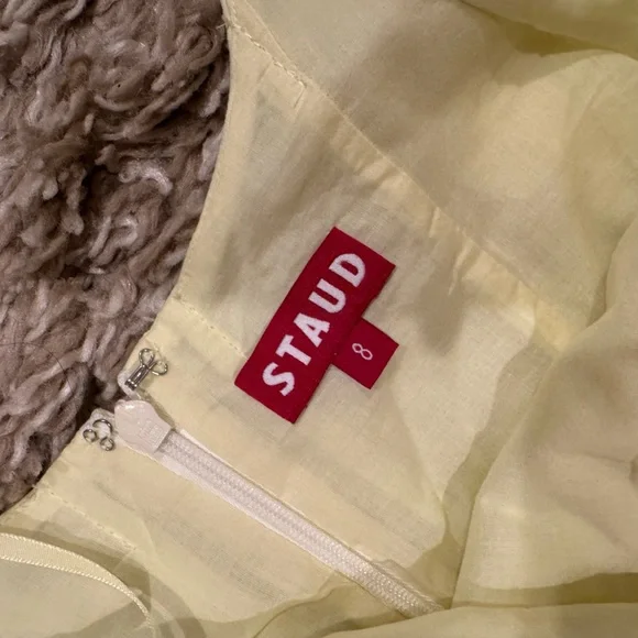 STAUD yellow maxi dress - Picture 2 of 4